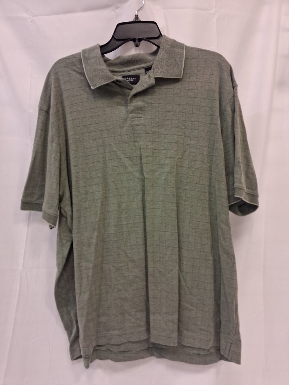Haggar Green Shortsleeve Polo Shirt Men's Size Extra Large